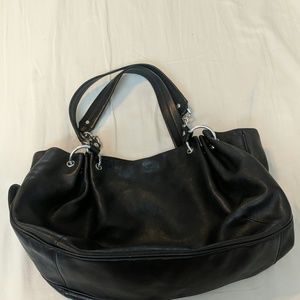 Juicy couture black leather purse with dust bag